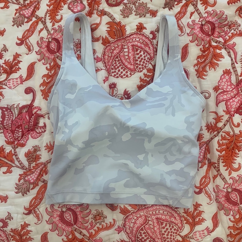 Lululemon align tank white camo RARE size 2